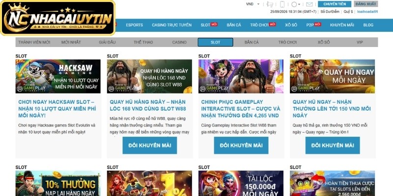 Các gói Slot, Bắn Cá và trò chơi